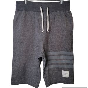 Thom Browne New York Mens Gray Sweat Shorts Size 3 Medium / Large